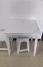 全友家居現代簡(jiǎn)約奶油風(fēng)可折疊功能小戶(hù)型餐桌椅組合家用吃飯桌子新款 曬單實(shí)拍圖