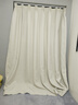 未來(lái)式窗簾遮光2025新款高級感法式奶油風(fēng)輕奢客廳臥室隔音隔熱遮光布 雪尼爾-玉蘭白（99%遮光）(當天發(fā)貨) 簾寬2.2米*高2.0米掛鉤款1片 曬單實(shí)拍圖