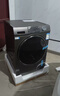 海爾（Haier）滾筒洗衣機帶烘干12公斤全自動(dòng)洗烘一體機國家補貼20%一級能效變頻除菌羊毛空氣洗內衣洗以舊換新 12公斤洗烘一體【爆款玉墨銀】四件套一次搞定 滾筒 曬單實(shí)拍圖