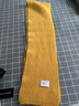俞兆林純色針織毛線(xiàn)小圍巾女學(xué)生秋冬季姜黃色保暖防寒披肩護頸圍脖禮盒 姜黃 曬單實(shí)拍圖