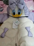 迪士尼（Disney）冬季童裝男女童卡通休閑保暖羽絨連體哈衣爬服連帽 糖果 80cm 曬單實(shí)拍圖