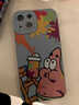 派欽適用于iPhone15蘋(píng)果12/13新款14promax手機殼11xs軟8p7/6手機殼 黑色-涂鴉派大星 蘋(píng)果13 曬單實(shí)拍圖