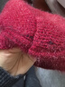 秋冬季老太太帽子女式老人奶奶媽媽洋氣鴨舌針織毛線(xiàn)帽加絨保暖 酒紅 均碼 曬單實(shí)拍圖