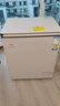 海爾（Haier）【高端風(fēng)冷無(wú)霜冰柜一級能效節能省電】家用200/300升全冷凍柜零下38℃超低溫柜臥式冷柜換新補貼 132升 極速達【櫻花奶芙+電子控溫】約凍190斤 曬單實(shí)拍圖