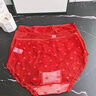 貓人紅色內褲女士性感蕾絲2025新款貴婦本命年圣誕結婚禮物女生三角褲 【紅運桃花+圓滿(mǎn)波點(diǎn)+流光刺繡】 3條 M 【80-110斤】 曬單實(shí)拍圖