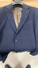 雅戈爾（YOUNGOR）西服男商務(wù)單西綿羊毛160超細羊毛細膩柔軟順滑商場(chǎng)同款 藏青YXXX217261FLA L 175/96A 曬單實(shí)拍圖