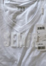 森馬（Semir）短袖T恤男修身純色內搭純棉2025夏季V領(lǐng)白t百搭上衣109325100102 曬單實(shí)拍圖