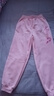 小馬寶莉女童褲子秋冬款兒童加絨長(cháng)褲女孩舒適保暖運動(dòng)褲衛褲 粉 160 曬單實(shí)拍圖