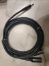 秋葉原（CHOSEAL） 3.5mm轉卡儂公音頻線(xiàn) XLR卡農公 3.5一分二 手機電腦轉麥克風(fēng)話(huà)筒調音臺連接線(xiàn) 1米 QS3556T1 曬單實(shí)拍圖