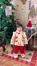 G.duck小黃鴨女小童過(guò)年服唐裝冬季女寶寶加絨加厚漢服冬裝中國風(fēng)兩件套 圖片色 90 建議80-90cm1歲半-2歲cm 曬單實(shí)拍圖
