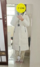 森馬（Semir）地理系列羽絨服女冬長(cháng)款90絨子鵝絨防風(fēng)防雨102724113003 曬單實(shí)拍圖