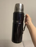 膳魔師（THERMOS）戶(hù)外便捷旅行壺304真空不銹鋼保溫壺露營(yíng)車(chē)載水壺大容量2LSK-2020 深藍色 2000ml 曬單實(shí)拍圖