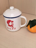 威爾基為人民服務(wù)杯子茶缸陶瓷杯水杯馬克杯茶杯瓷杯帶蓋男士懷舊老式 為人民服務(wù)450ml401-500ml 曬單實(shí)拍圖