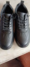 新款正品男鞋春秋潮鞋2025新款百搭男士運動(dòng)鞋休閑潮流皮鞋男真皮 黑色-單鞋 39 (245mm) 曬單實(shí)拍圖
