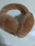 成楷科技（CK-Tech）新款卡皮巴拉仿兔毛全包耳罩學(xué)生保暖耳捂防凍冬季耳罩女 棕色 曬單實(shí)拍圖