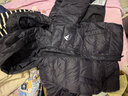 紅豆童裝90絨兒童羽絨服2025新款輕薄男女寶寶秋冬季保暖外套小童上衣 黑色 130 充絨量39.5g 曬單實(shí)拍圖