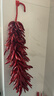 干辣椒串裝飾品創(chuàng  )意手工編織真辣椒串農家樂(lè )旅游景點(diǎn)裝飾掛件紅辣 朝天椒串(0.3斤編0.3米_串) 曬單實(shí)拍圖