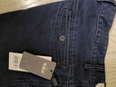 恒源祥春秋季新款男士純色寬松彈力高腰直筒牛仔褲爸爸中老年休閑長(cháng)褲子 曬單實(shí)拍圖