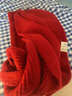 雪衣王紅色帽子圍巾一體女款2025新款冬騎行防寒保暖大頭圍巴拉克拉法帽 【紅色】均碼 曬單實(shí)拍圖