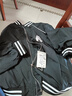 伊薇衣短款棒球服小個(gè)子外套字母新款2026春秋新款休閑百搭女士夾克上衣 黑色 雙層 L 115-130斤 曬單實(shí)拍圖