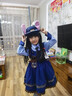 ABCND朱迪兔子警官COS衣服女童洛麗塔公主連衣裙兒童蓬蓬生日禮服春秋 長(cháng)連衣裙+短褲+領(lǐng)帶+發(fā)箍+腰包 150碼(建議身高135-140厘米) 曬單實(shí)拍圖