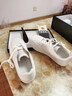 CAPLOST意大利男士頭層牛皮板鞋春夏厚底百搭休閑鞋韓版潮流男鞋 白色 41 255 曬單實(shí)拍圖