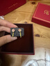 周大生X十二花神系列黃金耳飾女足金5G耳釘琺瑯竹外桃花新年禮物送女友 足金竹外桃花耳飾 2.16g 曬單實(shí)拍圖