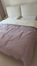 亞朵星球床笠被子組合 深睡床笠淡云粉+深睡控溫被·冬季Pro2.0融霧紫2.2m 曬單實(shí)拍圖