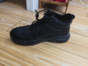 零度【楊爍同款】Zero高幫棉鞋男2025冬季加絨保暖戶(hù)外男靴休閑運動(dòng)鞋 黑色 （加絨款） 40 (250mm) 曬單實(shí)拍圖