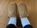 駱駝（CAMEL）松包2代全包勃肯鞋舒適深口鞋 L25W700108 駝色(全包絨里) 39 曬單實(shí)拍圖