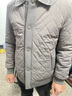 皮爾卡丹（pierre cardin）2025格子棉服夾克男士冬季新品輕薄保暖翻領(lǐng)棉襖時(shí)尚休閑棉衣外套 灰色 XL 180碼/建議135-155斤 曬單實(shí)拍圖