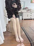 貓人【九分光腿神器】女士打底褲襪女裸感保暖顯瘦外穿肉色加絨秋冬季 曬單實(shí)拍圖