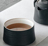 萬(wàn)仟堂（Edenus）旅行茶具套裝 便攜式高檔戶(hù)外泡茶茶具快客杯帶便攜包舍得 黑鐵釉 曬單實(shí)拍圖