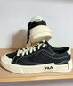 FILA FUSION官方潮牌斐樂(lè )女鞋運動(dòng)板鞋休閑帆布鞋女鞋 黑色-BK 37.5 曬單實(shí)拍圖