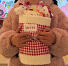 句可 Hello Kitty玩偶娃娃花束少女心公仔花卡通送女生新年生日禮物 kitty玩偶花束【小號 愛(ài)心款禮袋 賀卡 高約28cm】 曬單實(shí)拍圖