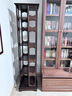 家逸全實(shí)木旋轉書(shū)架360度書(shū)柜客廳立式書(shū)架落地一體靠墻置物架 包安裝 曬單實(shí)拍圖