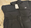 NEW BALANCE25年男款秋冬保暖百搭短款羽絨服AMJ53362 BK XL 曬單實(shí)拍圖