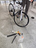 獅卡途死飛自行車(chē)成年人學(xué)生上下班代步車(chē)雙碟剎減震變速越野公路賽車(chē) 30高刀-黑黑白色+騎行大禮包 26寸24速直把 曬單實(shí)拍圖