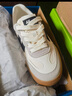 回力女鞋德訓鞋女2026新款春季小白鞋百搭增高休閑運動(dòng)經(jīng)典板鞋情侶款 米灰藍 38 曬單實(shí)拍圖