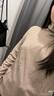 優(yōu)衣庫女裝HEATTECH搖粒絨兩翻領(lǐng)套頭衫/長(cháng)袖479608 32 深米色 L /160/88A 曬單實(shí)拍圖