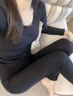 莫代爾37°衣秋冬發(fā)熱女保暖內衣無(wú)痕高彈內搭薄款熱能衣打底衫隱形潤膚 經(jīng)典黑套裝【7A】 L (建議80-120斤) 曬單實(shí)拍圖