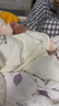 翹腳鴨嬰兒衣服新生兒夾棉連體衣保暖加厚滿(mǎn)月男女寶寶純棉睡衣春秋冬季 曬單實(shí)拍圖