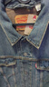 Levi's李維斯25年秋冬新款男士美式復古水洗做舊休閑牛仔夾克外套 中藍 XL 曬單實(shí)拍圖