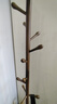棲音閣實(shí)木衣架落地臥室衣帽架客廳掛衣服架子落地衣架家用立式掛包架 曬單實(shí)拍圖