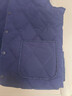 花花公子（PLAYBOY）2025新款爸爸棉馬甲男士加絨加厚中老年人背心坎肩爺爺秋冬棉馬夾 藍色 2XL 【建議135-155斤】 曬單實(shí)拍圖
