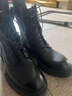 MAGIOPY高端品牌高檔2025真皮馬丁靴男士英倫風(fēng)高幫厚底機車(chē)男靴子 黑色 38 曬單實(shí)拍圖