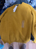 優(yōu)衣庫男裝女裝柔軟綿羊毛圓領(lǐng)針織衫/長(cháng)袖毛衣毛衫478541 44 亮黃色 L /175/100A 曬單實(shí)拍圖