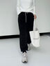 都市麗人羊羔絨褲子女冬季2025新款加絨加厚高腰垂感微彈保暖運動(dòng)束腳衛褲 曬單實(shí)拍圖