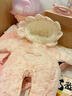 七月天使寶貝嬰幼兒秋冬衣服套裝新生兒見(jiàn)面禮盒初生女寶寶出生送禮物全套高檔 櫻花雪 73cm 3-6個(gè)月（推薦百天 曬單實(shí)拍圖