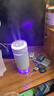 曼宿雷頓 殺菌加濕器小型桌面臥室嬰兒迷你辦公室車(chē)載家用靜音宿舍床頭空氣凈化加濕器便攜無(wú)線(xiàn)usb充電 白色充電款【殺菌加濕丨炫酷彩燈丨安全防干燒】 曬單實(shí)拍圖